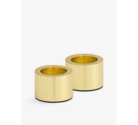 Uyuni Lighting Uyuni Lighting Light Taper Brass Candleholder Pack Of Two 3.2cm