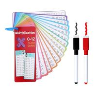 UYVPAER 1 x 1 Flashcards, Multiplication Table Educational Game, 1 x 1 Calculation Learning with 15 Exercise Sheets, Multiplication Table for Practice for Children, Gift for Beginners to School