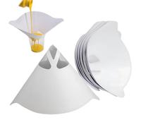 UYVPAER Pack of 50 Paint Sieves Paint Filter, Nylon Disposable Conical Paper Paint Sieves Micron Filter Funnel Filters, Paper Paint Filter Colour Sieves for Car Paint for Automotive Spray Paint