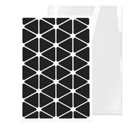 UYVPAER Reflective Stickers Set for Bicycle, Helmet, Stroller, Scooter and Motorcycle, Reflective Stickers for the Dark, Day-Black, Night-Bright
