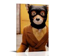 UYYERWWQ Fantastic Mr Fox Posters Aesthetic Wall Art Canvas Vintage Poster Decorative Painting For Rooms Decor20x30inch(50x75cm) Frame-style