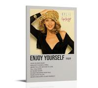 UYYRHRHRHHH Enjoy Yourself by Kylie Minogue Poster Canvas Wall Art Aesthetic Print Poster Modern Art for Living Rooms 24x36inch(60x90cm) Frame-style