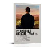 UYYRHRHRHHH Everything I Thought It Was by Justin Timberlake Poster Canvas Wall Art Aesthetic Print Poster Modern Art for Living Rooms 20x30inch(50x75cm) Frame-style