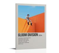 UYYRHRHRHHH Gloom Division by I Don't Know How But They Found Me Poster Canvas Wall Art Aesthetic Print Poster Modern Art for Living Rooms 08x12inch(20x30cm) Frame-style