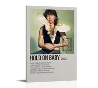 UYYRHRHRHHH Hold On Baby By King Princess Poster Canvas Wall Art Aesthetic Print Poster Modern Art for Living Rooms 20x30inch(50x75cm) Frame-style