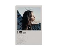 UYYRHRHRHHH I Am by Leona Lewis Poster Canvas Wall Art Aesthetic Print Poster Modern Art for Living Rooms 24x36inch(60x90cm) Unframe-style