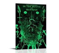 UYYRHRHRHHH In The Mouth of Madness3 Poster Canvas Wall Art Aesthetic Print Poster Modern Art for Living Rooms 12x18inch(30x45cm) Frame-style