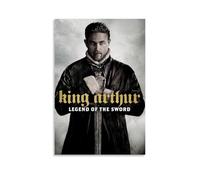 UYYRHRHRHHH King Arthur Legend of The Sword Poster Canvas Wall Art Aesthetic Print Poster Modern Art for Living Rooms 16x24inch(40x60cm) Unframe-style