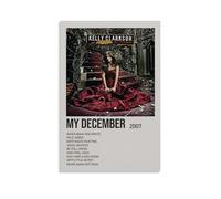 UYYRHRHRHHH My December by Kelly Clarkson Poster Canvas Wall Art Aesthetic Print Poster Modern Art for Living Rooms 20x30inch(50x75cm) Unframe-style