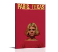 UYYRHRHRHHH Paris Texas Poster Canvas Wall Art Aesthetic Print Poster Modern Art for Living Rooms 20x30inch(50x75cm) Frame-style