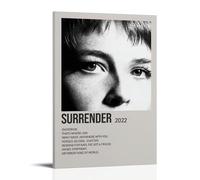UYYRHRHRHHH Surrender by Maggie Rogers Poster Canvas Wall Art Aesthetic Print Poster Modern Art for Living Rooms 08x12inch(20x30cm) Frame-style