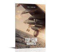 UYYRHRHRHHH Top Gun Maverick3 Poster Canvas Wall Art Aesthetic Print Poster Modern Art for Living Rooms 20x30inch(50x75cm) Frame-style