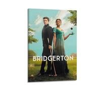 UYYRWEQRTR Bridgerton TV Series 5 Posters Aesthetic Wall Art Decorative Painting Poster Decor Vintage Canvas for Living Room Bed Room 20x30inch(50x75cm) Frame-style