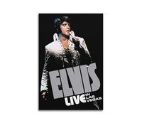UYYRWEQRTR Elvis Presley Posters Aesthetic Wall Art Decorative Painting Poster Decor Vintage Canvas for Living Room Bed Room 20x30inch(50x75cm) Unframe-style