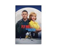 UYYRWEQRTR Fly Me to The Moon Posters Aesthetic Wall Art Decorative Painting Poster Decor Vintage Canvas for Living Room Bed Room 08x12inch(20x30cm) Unframe-style