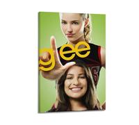 UYYRWEQRTR Glee Posters Aesthetic Wall Art Decorative Painting Poster Decor Vintage Canvas for Living Room Bed Room 24x36inch(60x90cm) Frame-style