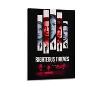 UYYRWEQRTR Righteous Thieves Posters Aesthetic Wall Art Decorative Painting Poster Decor Vintage Canvas for Living Room Bed Room 08x12inch(20x30cm) Frame-style
