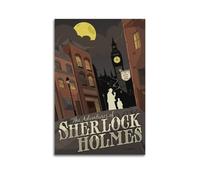 UYYRWEQRTR Sherlock Holmes Movie 1 Posters Aesthetic Wall Art Decorative Painting Poster Decor Vintage Canvas for Living Room Bed Room 16x24inch(40x60cm) Unframe-style