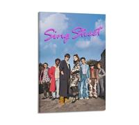 UYYRWEQRTR Sing Street Movie Posters Aesthetic Wall Art Decorative Painting Poster Decor Vintage Canvas for Living Room Bed Room 20x30inch(50x75cm) Frame-style