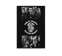 UYYRWEQRTR Sons Of Anarchy Posters Aesthetic Wall Art Decorative Painting Poster Decor Vintage Canvas for Living Room Bed Room 08x12inch(20x30cm) Unframe-style