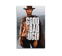 UYYRWEQRTR The Good The Bad And The Ugly Posters Aesthetic Wall Art Decorative Painting Poster Decor Vintage Canvas for Living Room Bed Room 16x24inch(40x60cm) Unframe-style