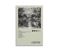 UYYRWEQRTR The Neighbourhood Music Album I Love You Tracklist Posters Aesthetic Wall Art Decorative Painting Poster Decor Vintage Canvas for Living Room Bed Room 20x30inch(50x75cm) Unframe-style