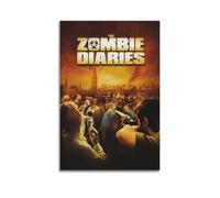 UYYRWEQRTR The Zombie Diaries Posters Aesthetic Wall Art Decorative Painting Poster Decor Vintage Canvas for Living Room Bed Room 12x18inch(30x45cm) Unframe-style