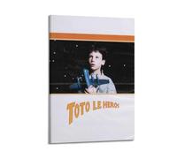 UYYRWEQRTR Toto The Hero Posters Aesthetic Wall Art Decorative Painting Poster Decor Vintage Canvas for Living Room Bed Room 08x12inch(20x30cm) Frame-style