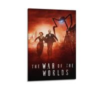 UYYRWEQRTR War of The Worlds Posters Aesthetic Wall Art Decorative Painting Poster Decor Vintage Canvas for Living Room Bed Room 16x24inch(40x60cm) Frame-style