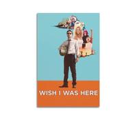 UYYRWEQRTR Wish I Was Here1 Posters Aesthetic Wall Art Decorative Painting Poster Decor Vintage Canvas for Living Room Bed Room 12x18inch(30x45cm) Unframe-style