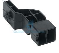 Hager UZ01V1 Set Of 20 Support Clips For Cable Guide UZ01V1