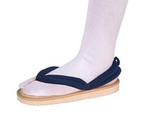 UZAIN Anime Cosplay Clog Shoes Cosplay Sandal Prop Oshitari with Socks, Dark Blue, 5.5-6 Women/4-5 Men