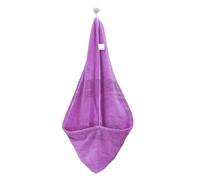 UZAMIRLEX Absorbent Hair Turbans, Coral Fleece Hair Turban Towel Shower Cap Salon Use Polyester Multicolor 25x66cm(Purple)