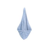 UZAMIRLEX Absorbent Hair Turbans, Coral Fleece Hair Turban Towel Shower Cap Salon Use Polyester Multicolor 25x66cm(Sky Blue)