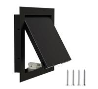 UZAMIRLEX Access Panel, Aluminum Alloy Access Panel Push to Open Touch Latch Lock Multicolor Multisize(Noir,55x55cm)