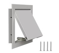 UZAMIRLEX Access Panel, Aluminum Alloy Access Panel Push to Open Touch Latch Lock Multicolor Multisize(Gray,25x35cm)