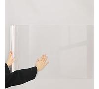 UZAMIRLEX Clear Wall Protector Film, Clear Electrostatic Absorption Wall Protective Film 45-120cmx200-1000cm(120x500cm)