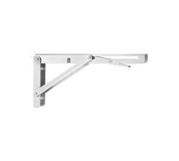 UZAMIRLEX Folding Shelf Brackets, Stainless Steel Wall Mounted Folding Triangle Shelf Brackets Multicolor 20-40cm(Color 5)