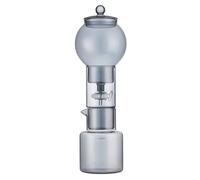 UZAMIRLEX Ice Cold Brew Dripper Coffee Maker, Glass Cold Brew Maker, with Adjustable Rate Dripper, Drip Type Cold Extraction Coffee Machine for Home, Office, 600ml(Gray)