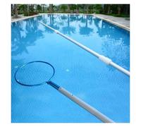UZAMIRLEX Pool Lifeguard Rescue Hook, Telescopic Aluminum Alloy Pool Safety Hook With Pole Blue And White Multiple Sizes(Pole L-3 M/9.8 FT/118 IN)