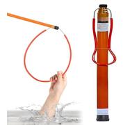 UZAMIRLEX Pool Lifeguard Rescue Hook, Telescopic Pool Safety Hook 120kg/260lbs Capacity Fiberglass Pole Aluminum Hook Adjustable 4.5-10m(10 M/32.8 FT/393.7 IN)