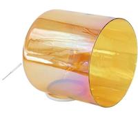 UZAMIRLEX Quartz Crystal Singing Bowls, 6 Inch Alchemy Crystal Clear 432HZ Suitable For Beginners And Professionals, For Sound Healing And Meditation, Prayer, Stress Reduction(A Note)