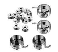 UZAMIRLEX Sewing Machine Bobbins, Pack Of 5 Metal Sewing Machine Bobbins And Case For Most Sewing Machines