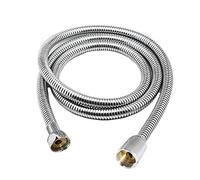 UZAMIRLEX Shower Hose shower hose connector, 1.5/2/3 Meters Chrome Water Head Shower Head Pipe Gadgets Replacement(2M)