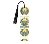 Uzbekistan Emblem Valentine's Day Gift Bookmark Couple Gift Graduation Bookmark Gift Unisex