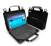 UZBL 11-11.6 Inch Always-on Chromebook Protective Hard Case with Accessory Pouch and Adjustable Shoulder Strap