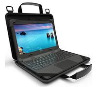 UZBL 13-14 inch Chromebook Case Protective Laptop Hard Cover Sleeve, Always-on Work In Case with Carrying Handle and Adjustable Shoulder Strap | For Business, Students, and Back to School