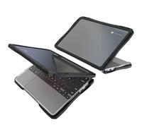 UZBL Air Hard Shell Case for HP Chromebook Fortis Flip G1i, Clear, Student-Proof K-12 Protective Clear Cover (1-Pack)