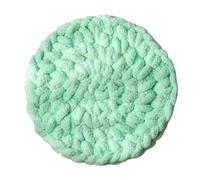 UzeEnde Cat Knitted Bed Mat - Handwoven Cozy Round Cushion Pad with Soft Chenille Texture Washable Warm Pet Blanket for Indoor Cats Sleeping Lounging Kneading All Seasons (#8,35cm)