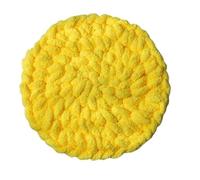 UzeEnde Cat Knitted Bed Mat - Handwoven Cozy Round Cushion Pad with Soft Chenille Texture Washable Warm Pet Blanket for Indoor Cats Sleeping Lounging Kneading All Seasons (#9,50cm)